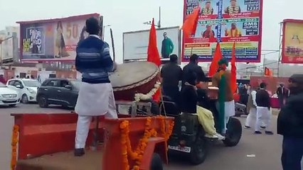 राम मय हुआ शहर, शोभा यात्रा में उमड़े श्रद्धालु