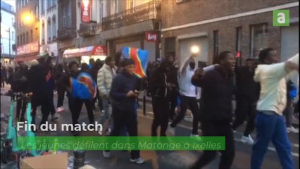 Scènes de liesse à Matonge après le match nul du Congo contre le Maroc à la CAN