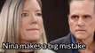 General Hospital Shocking Spoilers Nina makes a big mistake Sonny is put in danger by Nina