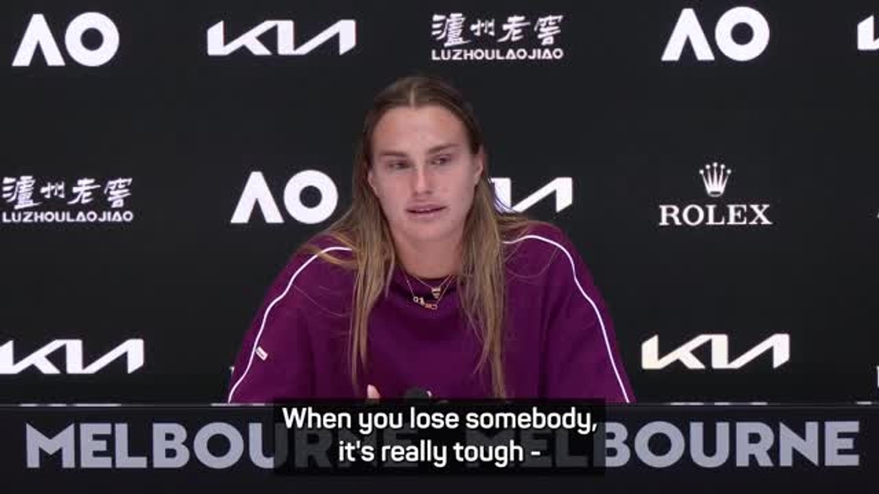 Why Sabalenka opened up on her father's death in Netflix series - video