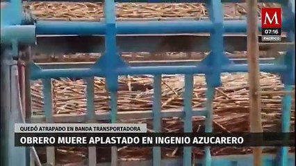 Muere obrero en SLP tras quedar atrapado en banda transportadora