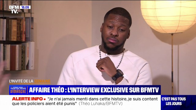 Théo Luhaka, victime d'une interpellation violente en 2017, revient sur le verdict dans son procès, une bonne chose , mais rappelle être handicapé à vie
