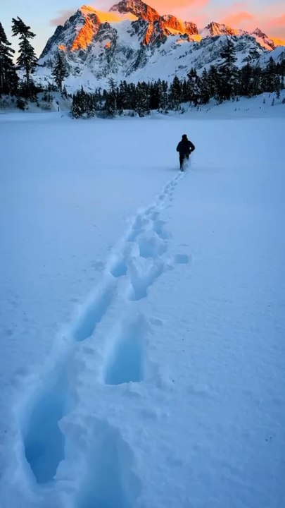 LA PLUS BELLE balade enneigée de North Cascade