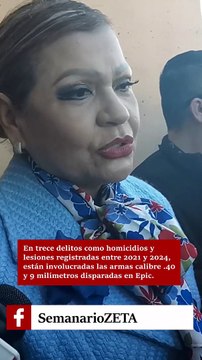 Armas usadas contra Epic, relacionadas con 13 delitos en Tijuana.