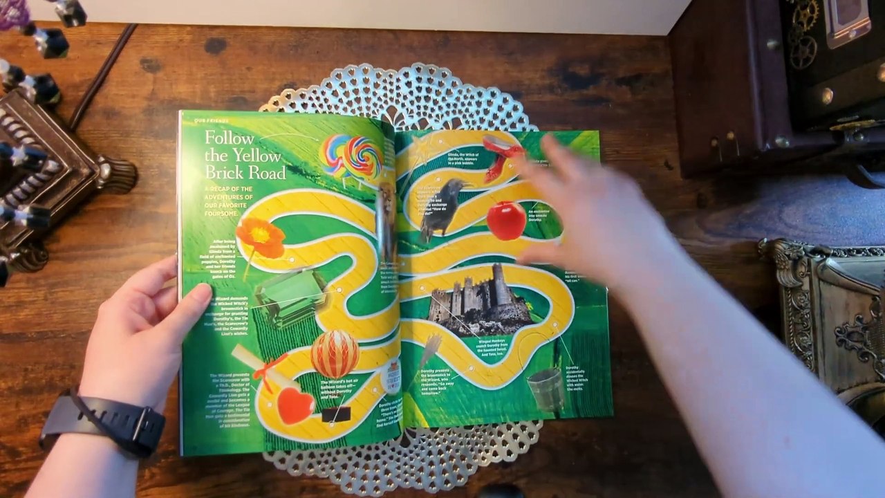 ASMR | Page Turning ASMR | The Wizard of Oz & Wicked Book Collection | No Talking