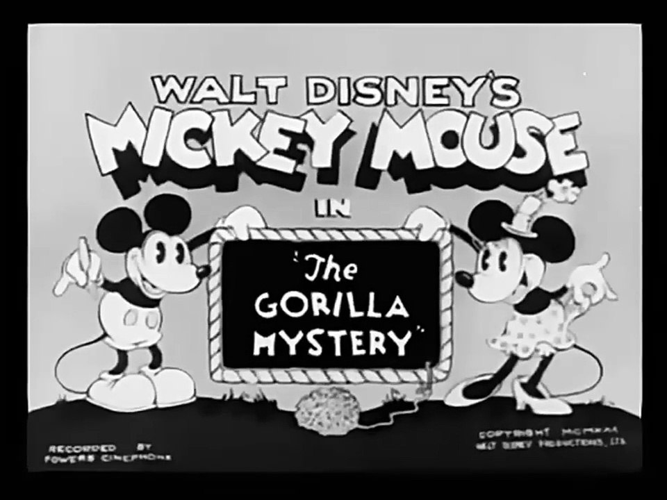 Mickey Mouse - The Gorilla Mystery 1930 HD