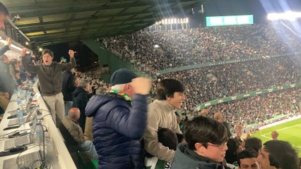 ¡Locura en el Villamarín! La hinchada del Betis celebra el gol del empate ⚽
