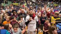 Basket Livorno, la Libertas stende Omegna. Le lacrime per capitan Forti: saluti e ovazione