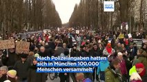 Erneut deutschlandweite Proteste gegen rechts: Demo in München wegen Überfüllung abgebrochen