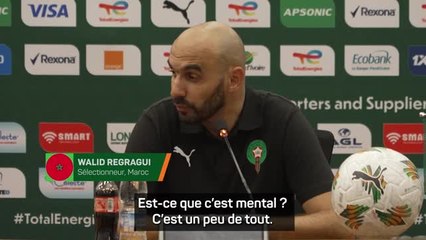 Maroc - Regragui : “On va se satisfaire de ce résultat"