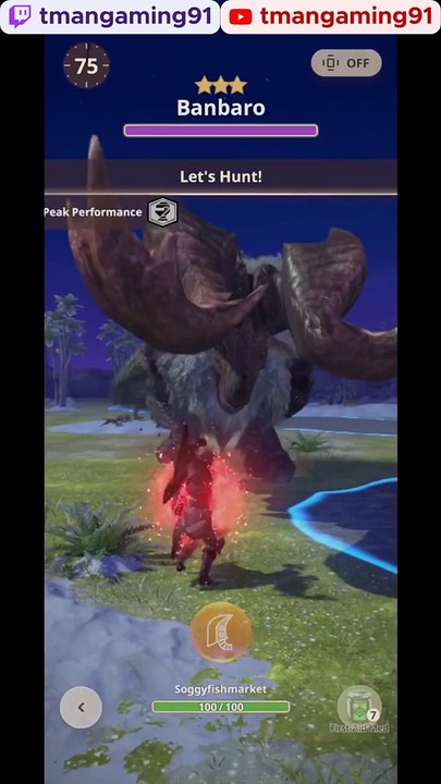 Monster Hunter Now-3 Star Banbaro