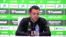 Rueda de prensa de Xavi, tras el Betis-Barça