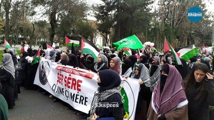 DİYARBAKIR’DA GAZZE İÇİN YÜRÜYÜŞ