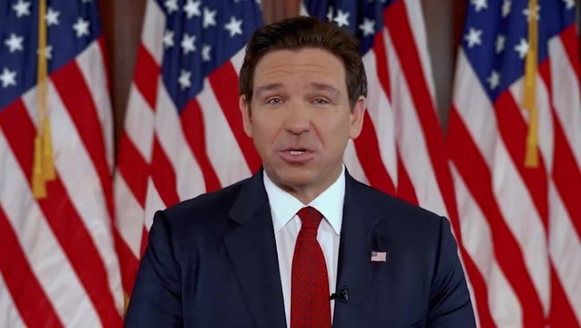 Moment Ron DeSantis ends presidential campaign and endorses Donald Trump
