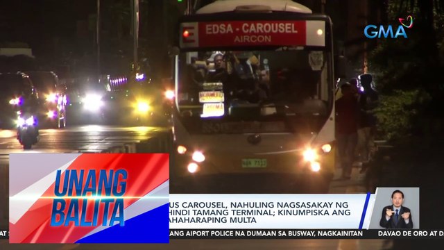 Driver ng 2 EDSA Bus Carousel, nahuling nagsasakay ng mga pasahero sa hindi tamang terminal; Kinumpiska ang lisensiya at may kahaharaping multa | UB