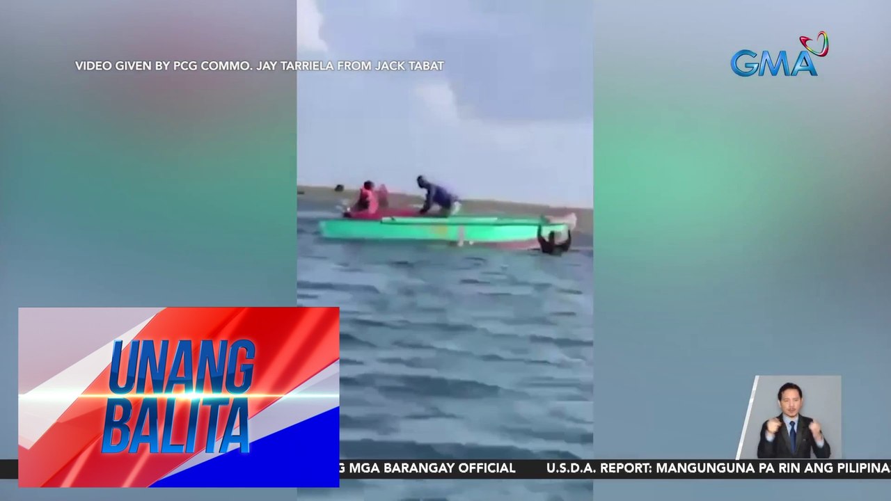 PCG: Pangongolekta ng seashells ng mga Pilipinong mangingisda sa Bajo de Masinloc, pinigilan ng China Coast Guard | UB