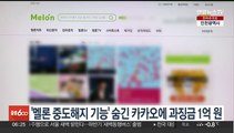 '멜론 중도해지 기능' 숨긴 카카오에 과징금 1억원