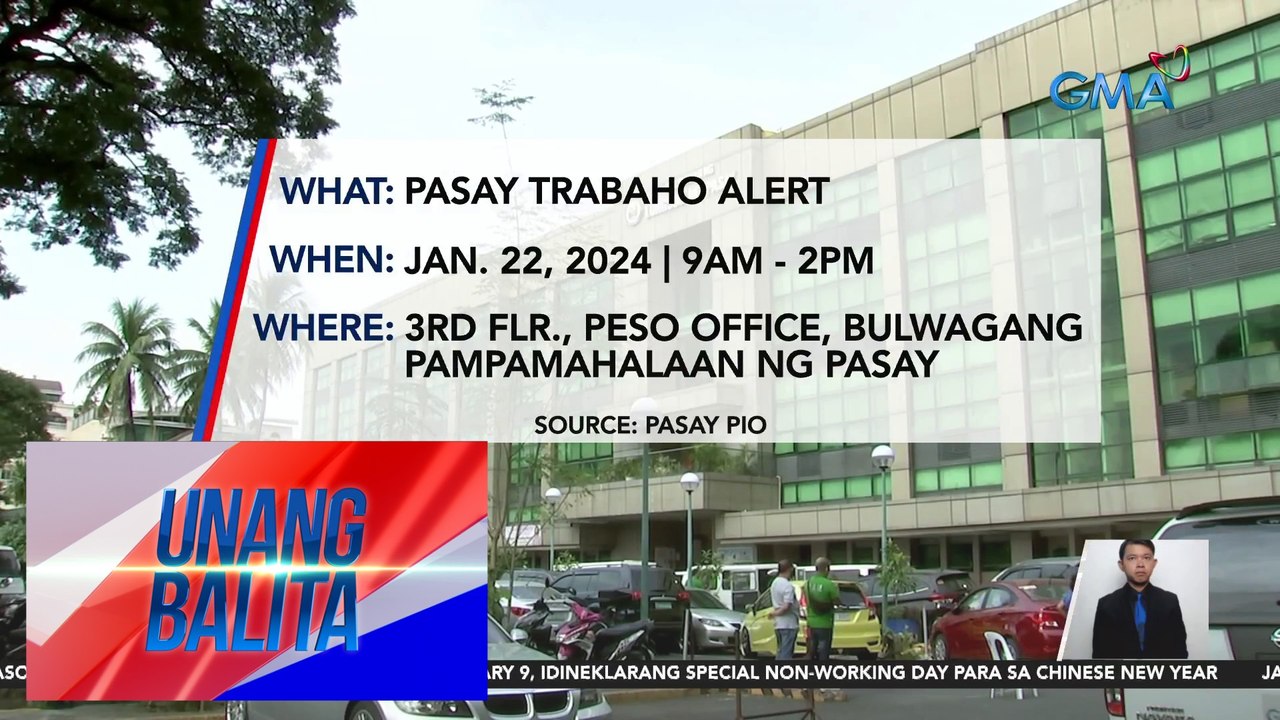 Pasay trabaho alert | UB