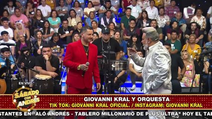 Andrés Hurtado sorprende a timbalero de Giovanni Kral con inesperado regalo