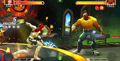 Black widow Vs luke cage amazing fight video 