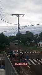 Tentativa de roubo em CMEI, mobiliza equipes da Guarda Municipal; Helicóptero da PM presta apoio aéreo na região do Jardim Europa