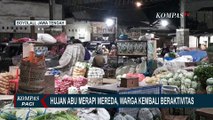 Hujan Abu Merapi: Warga Boyolali Kembali Beraktivitas, BPBD Klaten Bagikan Ribuan Masker