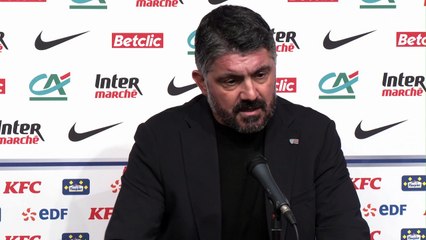 OM : Gattuso analyse l'élimination et donne des nouvelles de Blanco, Nadir et Murillo