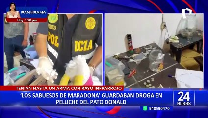 Cayeron “Los Sabuesos de Maradona” que escondían droga en muñecos de peluche