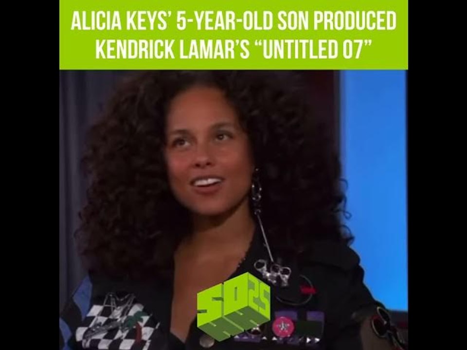 Alicia Keys Reveals What Song Her 5-Year-Old Produced For Kendrick Lamar (THROWBACK)