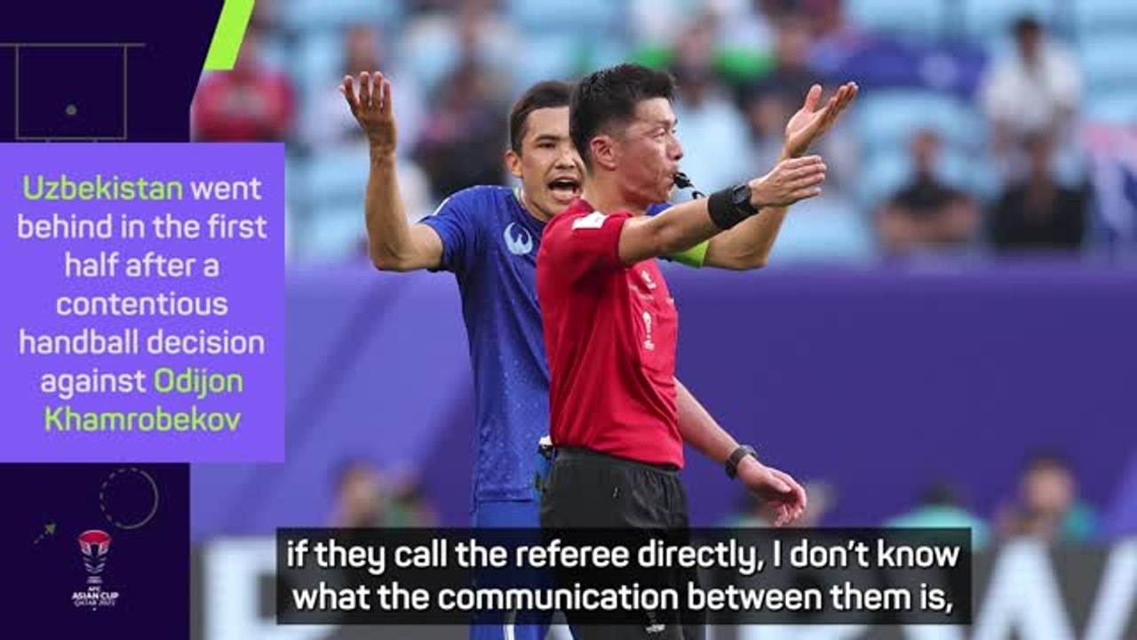 Uzbekistan coach fumes at controversial penalty after Socceroos draw