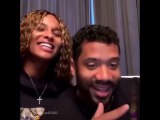 Russell Wilson Gives Fashion Credit To Ciara