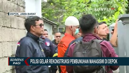 Rekonstuksi Pembunuhan Mahasiswi di Depok, Polisi: Korban Diperkosa Sebelum Dibunuh