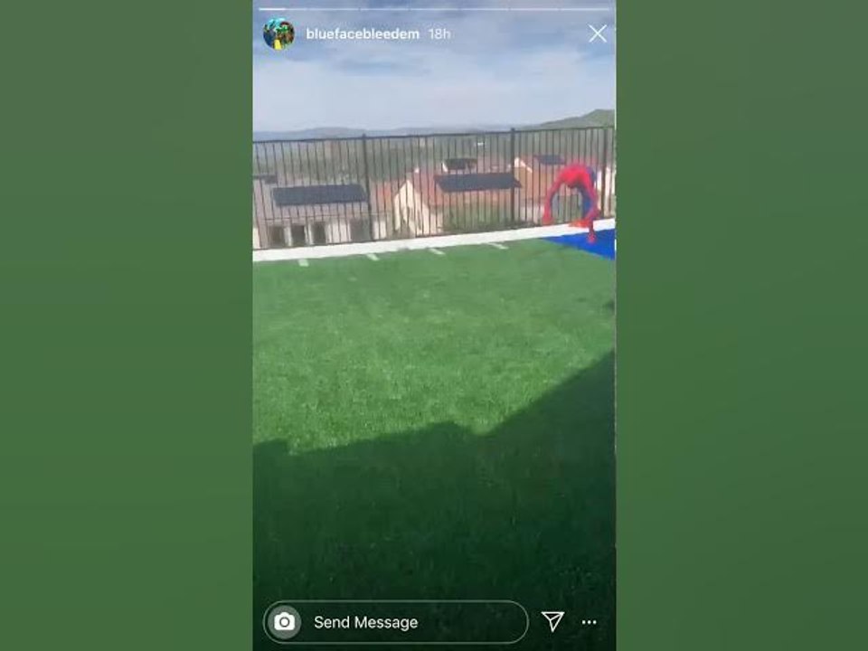 Blueface Dresses Up As Spider-Man For Son’s Birthday