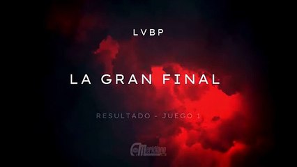 Final LVBP: Resultado del primer encuentro de la final por el campeonato de la LVBP.
