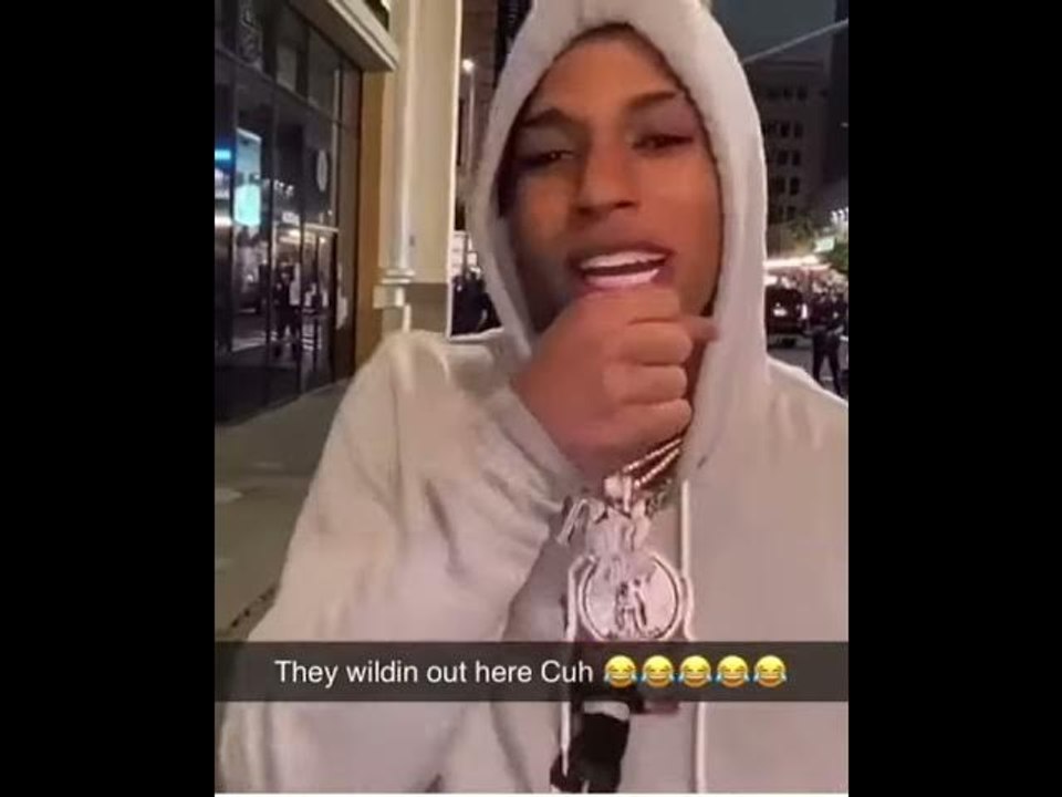 NLE Choppa Reports Live From Protests