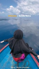 Keindahan Laut Banda Neira Ditemani Lumba-Lumba, Liat Keseruannya!!
