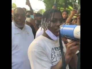Lil Yachty Speaks At Atlanta Protests