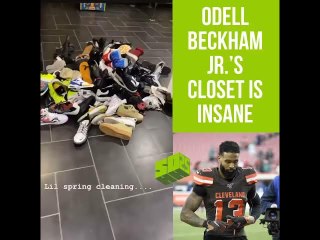 Odell Beckham Jr. Shows Off His Insane Closet