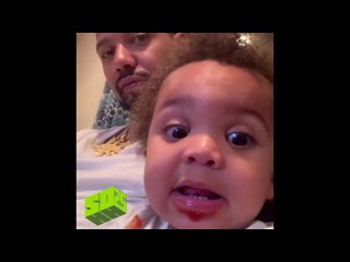 Juelz Santana’s Baby Boy Is Too Cute Eating Fries In Bed