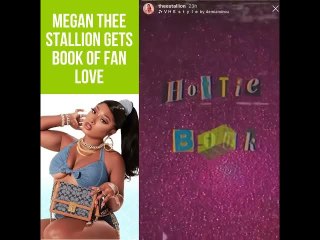 Megan Thee Stallion Gets Books Of Fan Love