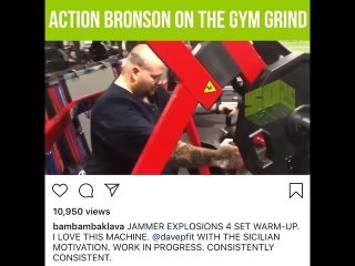 Action Bronson Grinds In The Gym