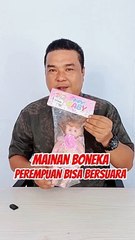 Mainan boneka cewek - mainan boneka perempuan - mainan boneka bersuara #shortstory #mainananakanak