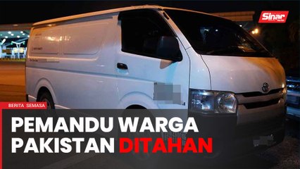 Warga asing pandu van hantar barang tanpa lesen