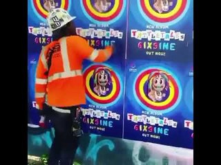 Watch: 6ix9ine's posters are being pulled down