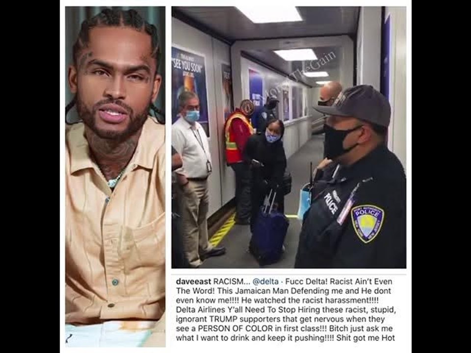 Watch: Dave East goes crazy after being kicked off at flight