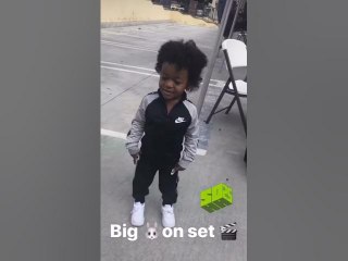 Freddie Gibbs Brings Son On Set With Big Sean