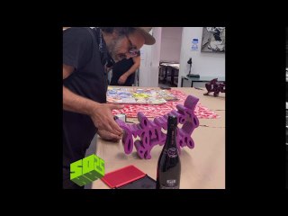 Rick Ross Reveals Love For Artwork + Hangs Out With Mr. Brainwash
