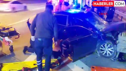 Kadıköy'de otomobil kazası: 3 kişi yaralandı