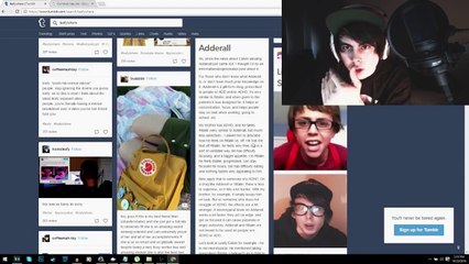 READING TRIGGERED TUMBLR COMMENTS ABOUT MYSELF (FACECAM)