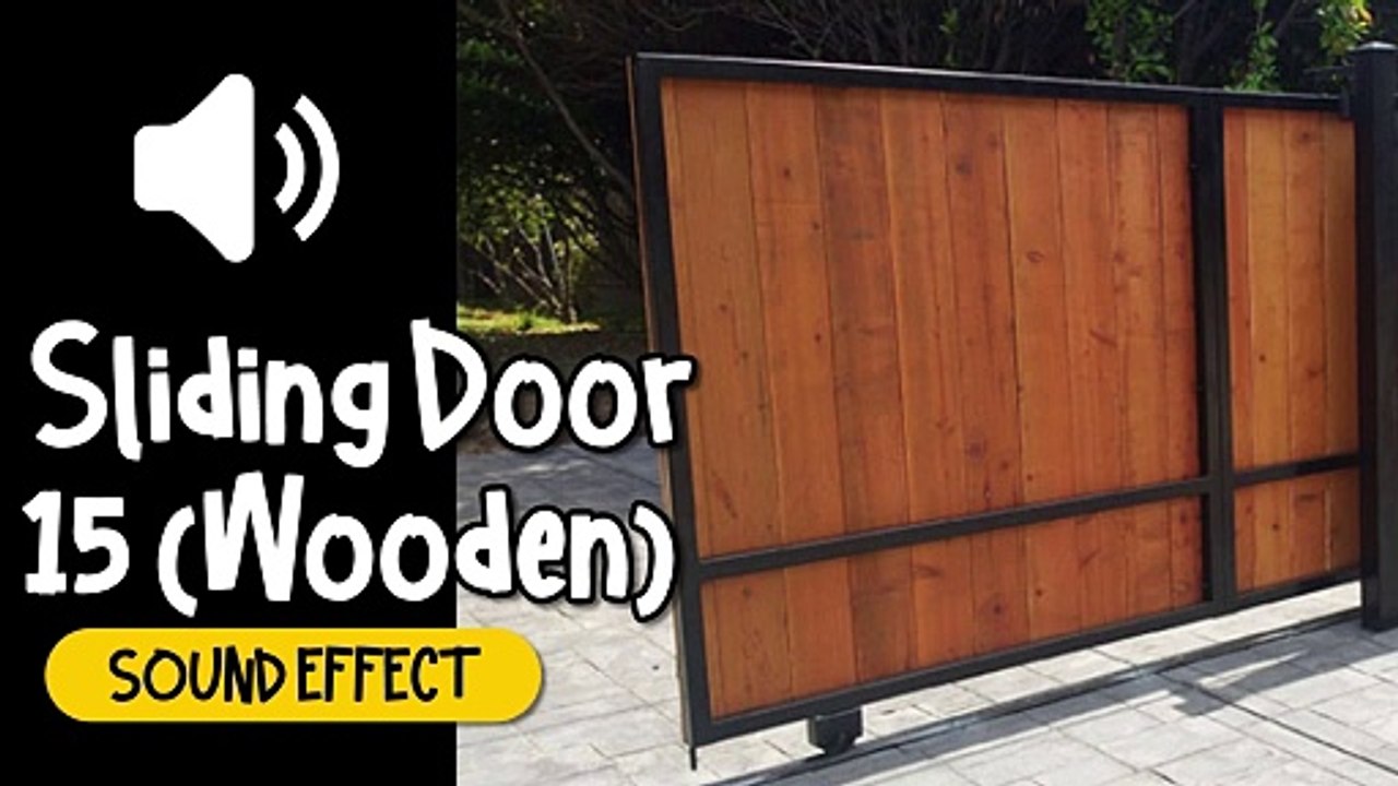 Sliding Door #15 (Wooden) Sound Effect